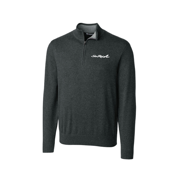 Sweater Quarter Zip - Charcoal Heather | Sea Ray Collection