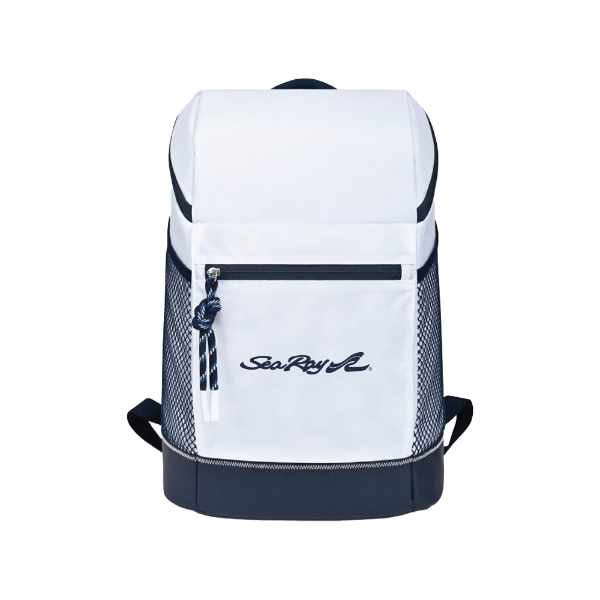 Harborside Backpack Cooler product image with Sea Ray logo on the front