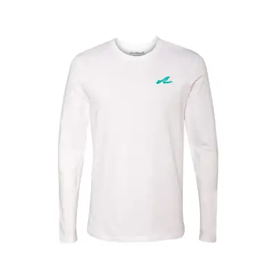 Better on the Water Long Sleeve - White Front image on white background