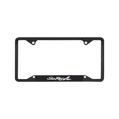  Black License Plate Frame product image on white background