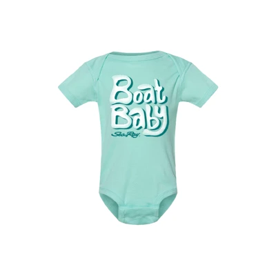 Boat Baby Onesie Product image on white background