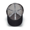 Image of a gray cap with gray mesh back and blue Sea Ray logo on front