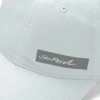Image of a white cap with gray Sea Ray logo on front