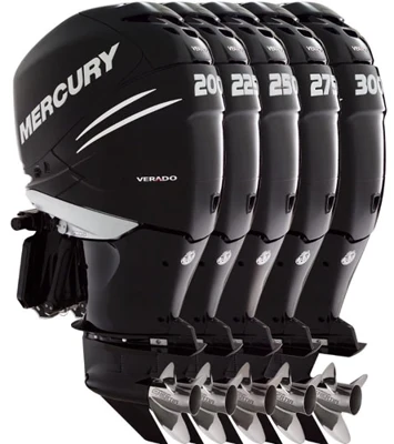 Black Mercury Breathable Engine Cover - Verado 6cyl product image on white background	