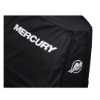 Image of the Black Mercury Tow-n-Stow Engine Cover - Verado V10 with white Mercury logo