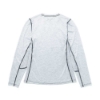 Womens Performance Long Sleeve Back Product Image on white background