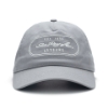 Image of a gray cap with a white 65th anniversary Sea Ray design on the front