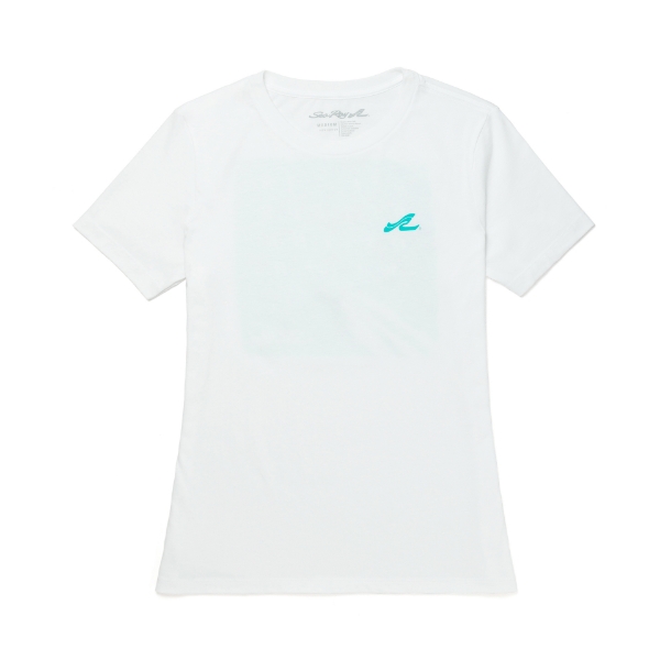 Womens Better on the Water Tee with Sea Ray logo on the left chest	