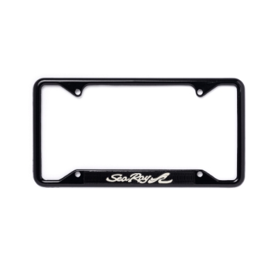 Black License Plate Frame product image on white background	