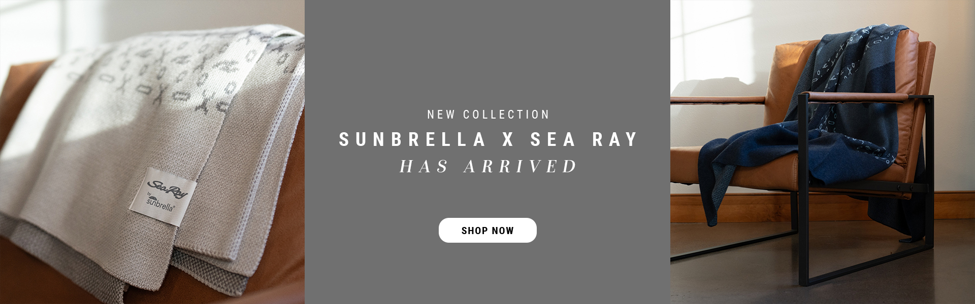 New Collection Sunbrella x Sea Ray Has Arrived Shop Now