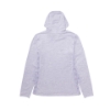 Performance Hooded Long Sleeve - White Heather Pattern