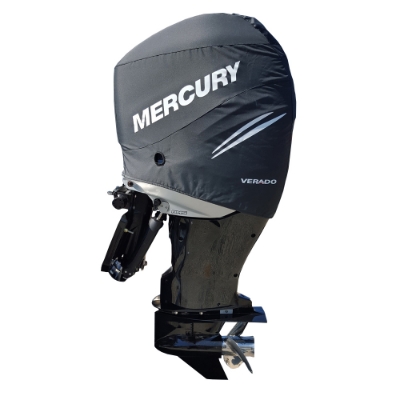 Mercury Vented (Breathable) Engine Cover - 250-300 HP V8 - Black