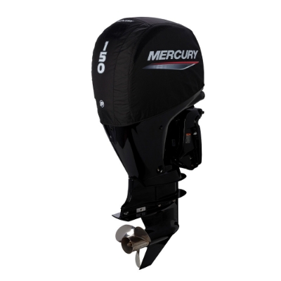 Mercury Breathable Engine Cover - 150HP 4 Stroke - Black