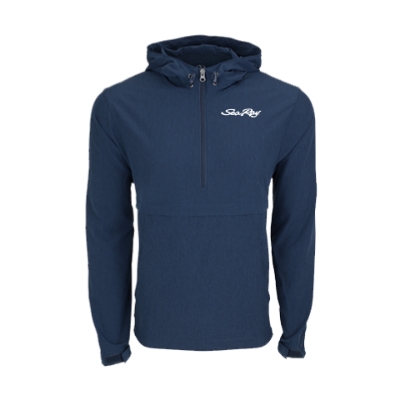Front image of the Sea Ray Denim Pullover with the white Sea Ray logo on the left chest