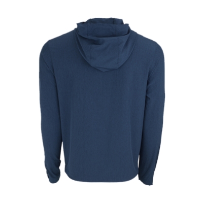 Front image of the Sea Ray Denim Pullover with the white Sea Ray logo on the left chest