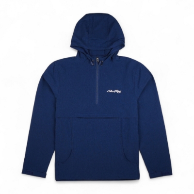 Front image of the Sea Ray Denim Pullover with the white Sea Ray logo on the left chest