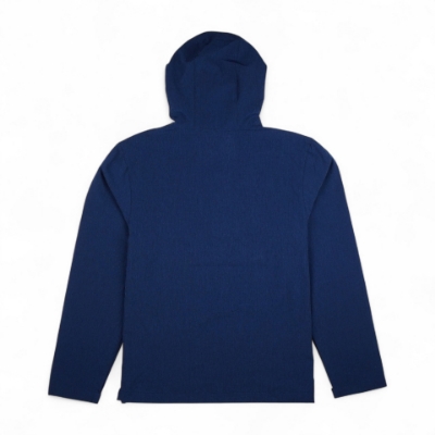 Front image of the Sea Ray Denim Pullover with the white Sea Ray logo on the left chest