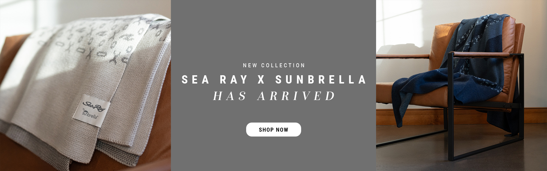 New Collection Sunbrella x Sea Ray Has Arrived Shop Now