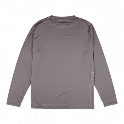 Sea Ray Performance Long Sleeve in Sport Graphite with front Sea Ray logo