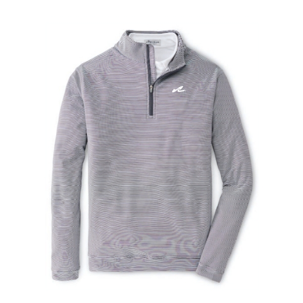 Sea Ray Peter Millar 1/4 Zip - Iron White with SeaRay logo on chest