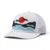 Front angled view of Mercury Scenic Route hat showing mesh back panel and embroidered logo.