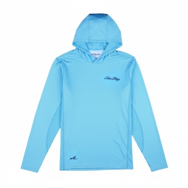 Performance Hooded Long Sleeve - Columbia Blue