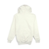 Blank back of oatmeal heather hoodie