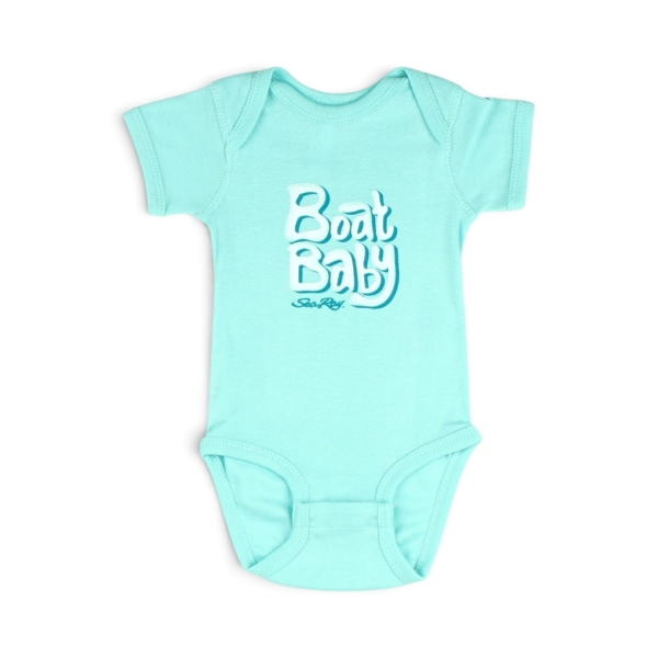 Boat Baby onesie with Sea Ray logo