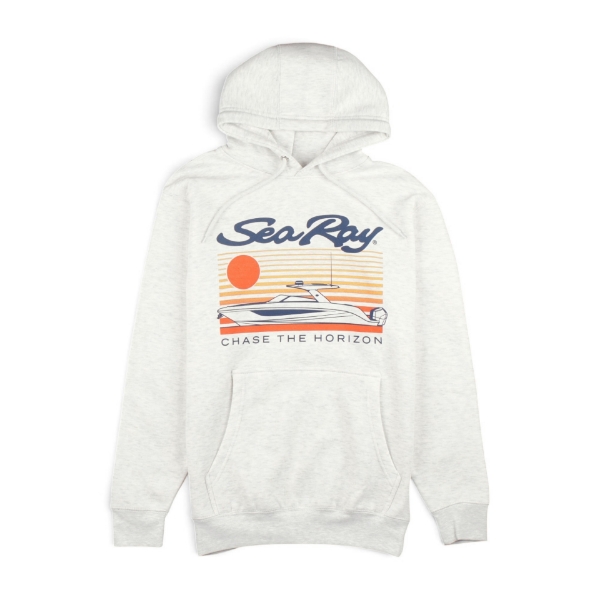 Horizon Hoodie from front showing Sea Ray illustration