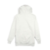 Blank back of oatmeal heather hoodie