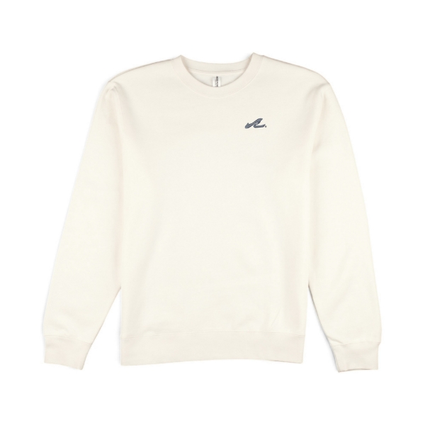 Front of Anchor Crewneck with Sea Ray icon on left chest