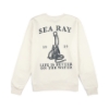 Anchor Crewneck from behind showing SEA RAY LIFE IS BETTER ON THE WATER text