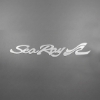 Sea Ray Decal on grey background